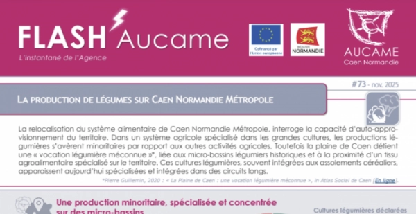 Flash' #73 : La production de légumes sur Caen Normandie Métropole