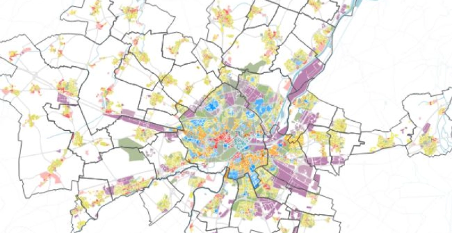 Formes urbaines de Caen la mer