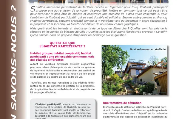 L'habitat participatif : comment concevoir l'habitat autrement ?