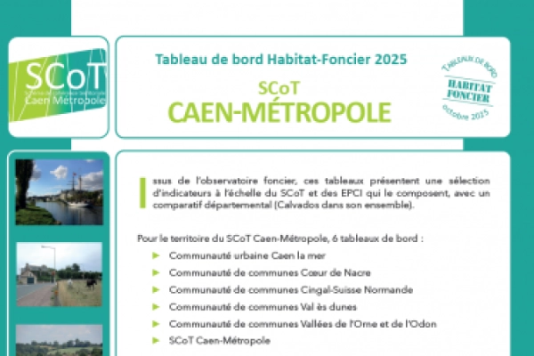 Les chiffres du SCoT Caen-Métropole et ses EPCI