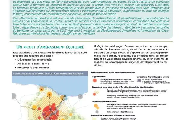 Le SCoT Caen-Métropole en révision - Un projet durable pour un territoire dynamique et attractif