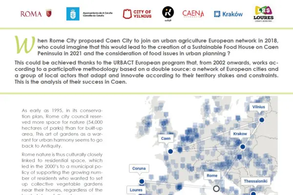 RU:RBAN, de l’agriculture urbaine à la ville résiliente - Inspiration européenne  pour un aménagement caennais.