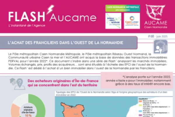 Flash' #68 : L’achat des Franciliens dans l’ouest de la Normandie