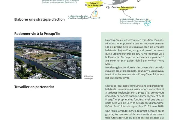 Urbact : La presqu’île est un territoire en transition