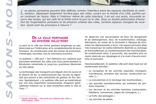 Ville et port : comment le maritime se dessine dans la ville ?