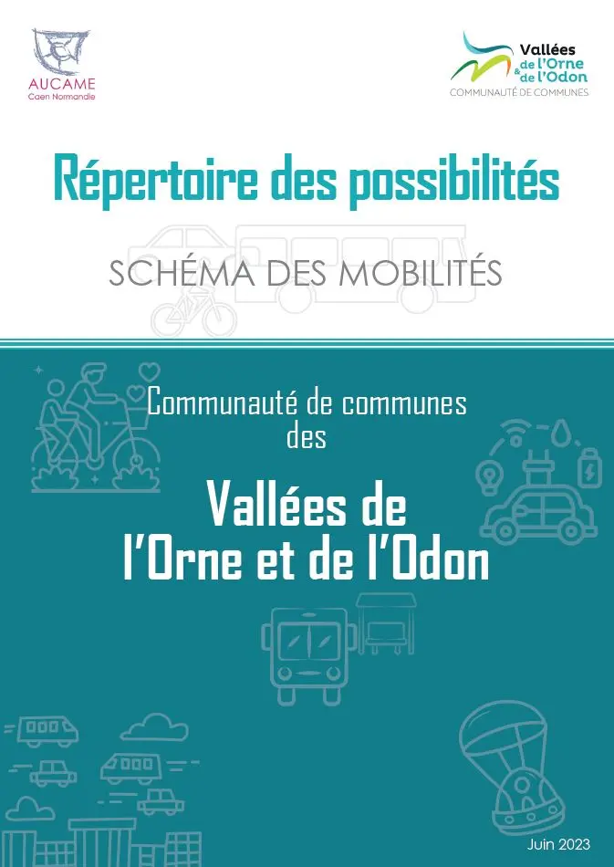 Schéma des mobilités des Vallées de l'Orne et de l'Odon : Répertoire des possibilités