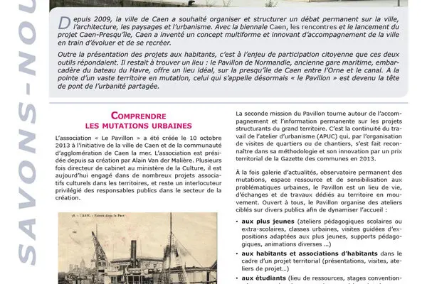 QSN #87 : Le Pavillon de Caen : un lieu pour questionner la ville en mouvement