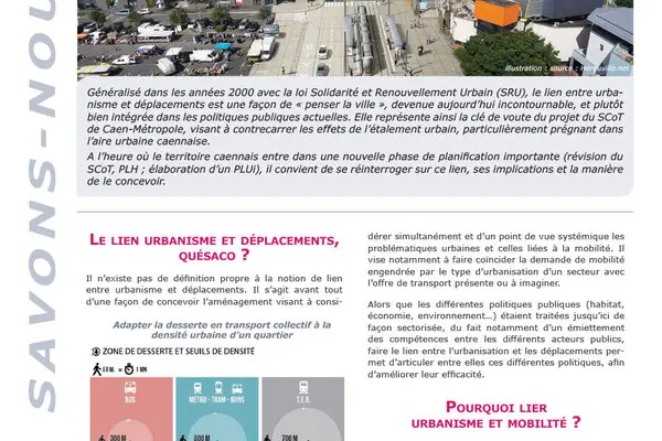 QSN #94 : Le lien urbanisme et déplacements : au service d'une politique territoriale durable et cohérente