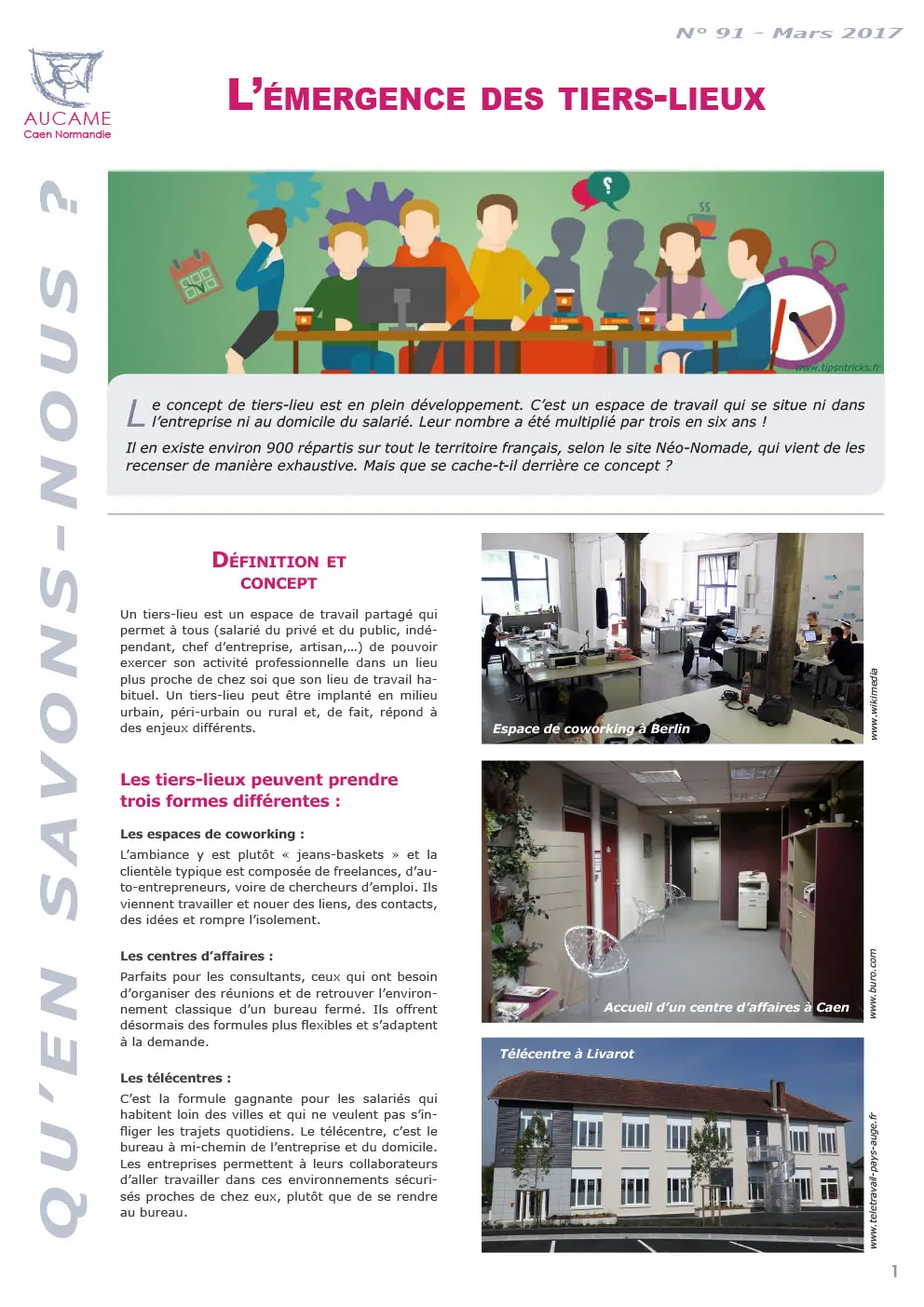 QSN #91 : L'émergence des tiers-lieux