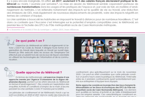 Flash' #24 - Le télétravail sur Caen Normandie Métropole