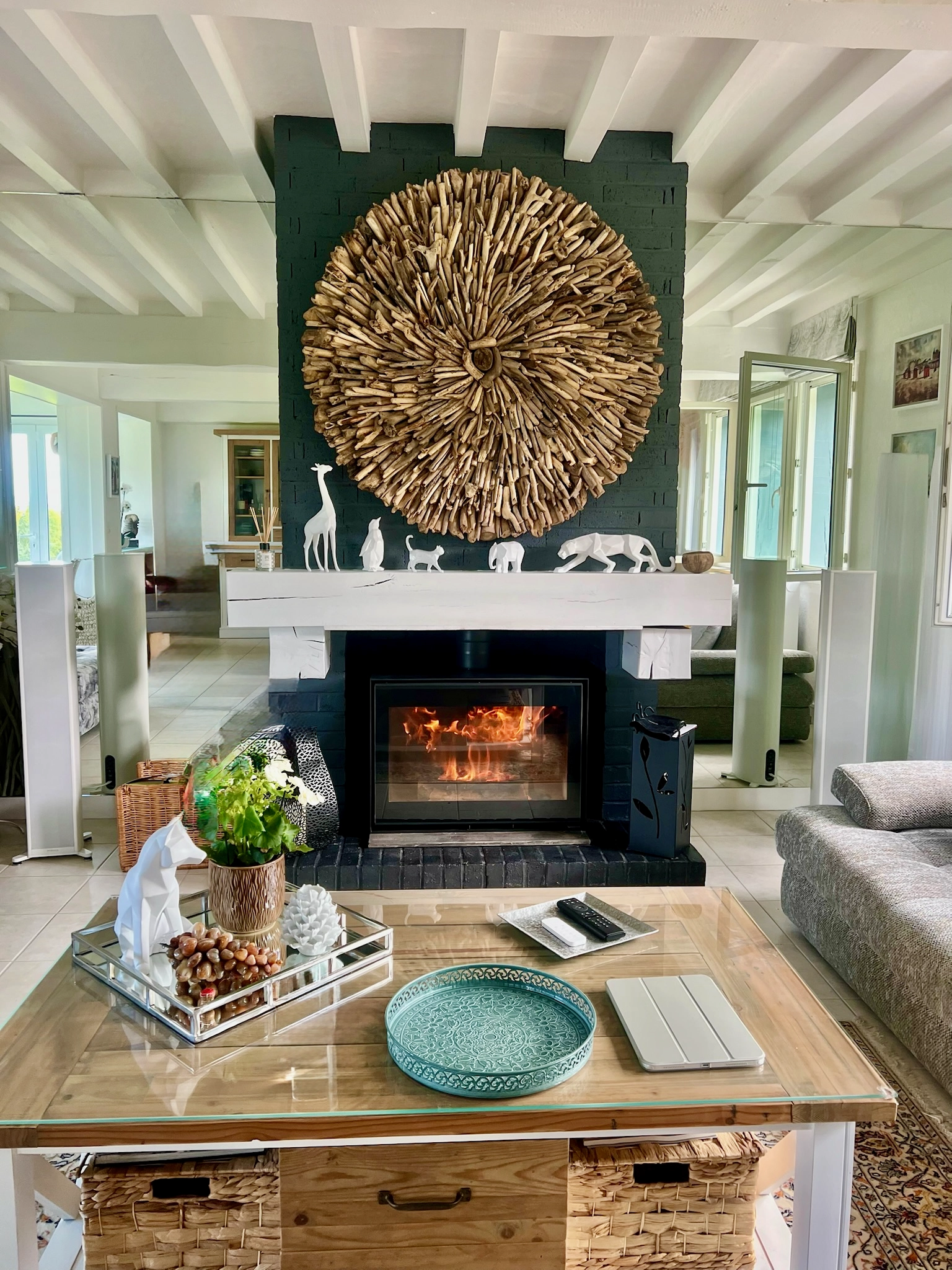 Remplacement d'une cheminée par un Scan 1004 Box à Gonneville-sur-Mer