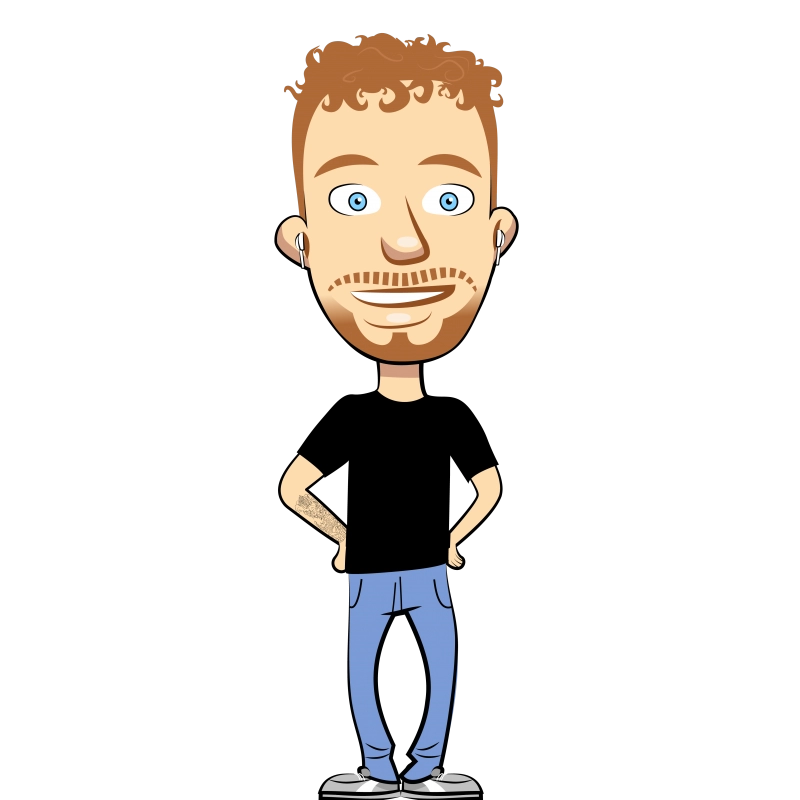 Personnage BD de Dorian Houssaye - UX/UI Designer