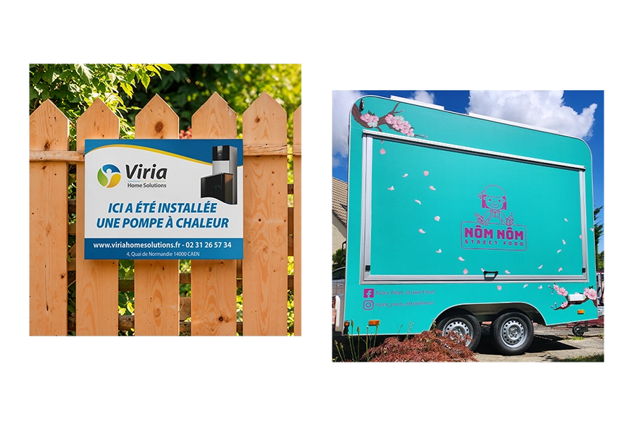 Communication affichage & PLV dans le Calvados