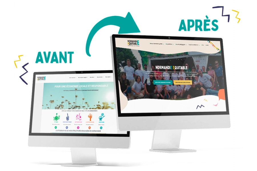 Refonte de site internet à Caen