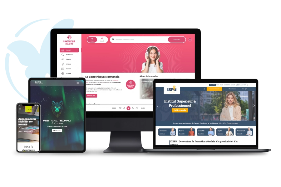 Création, refonte, audit & clonage de site internet à Caen