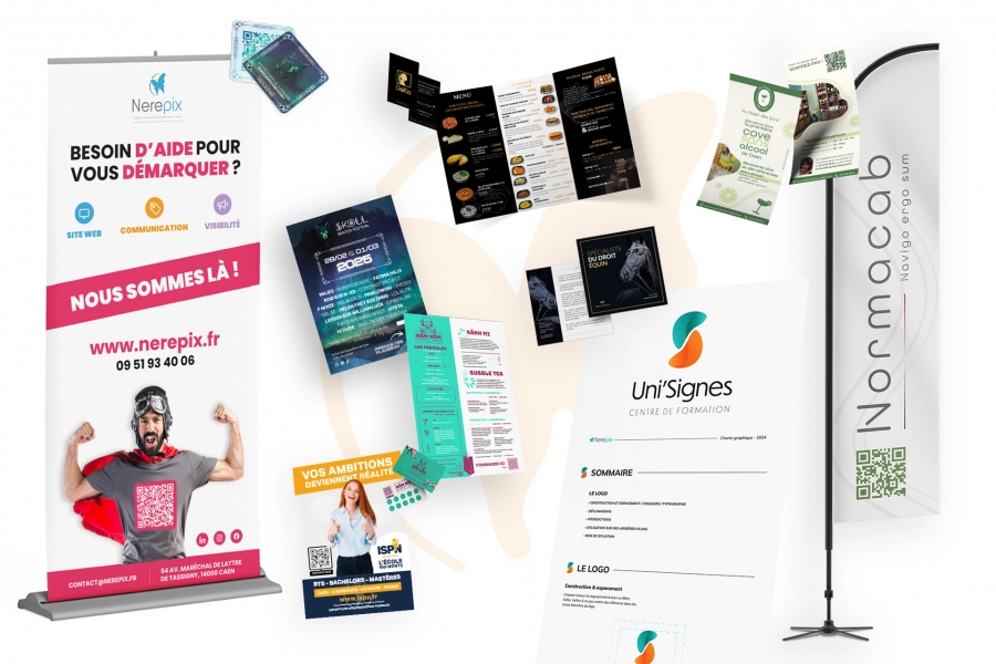 Création graphique, logo, print, photo & vidéo à Caen